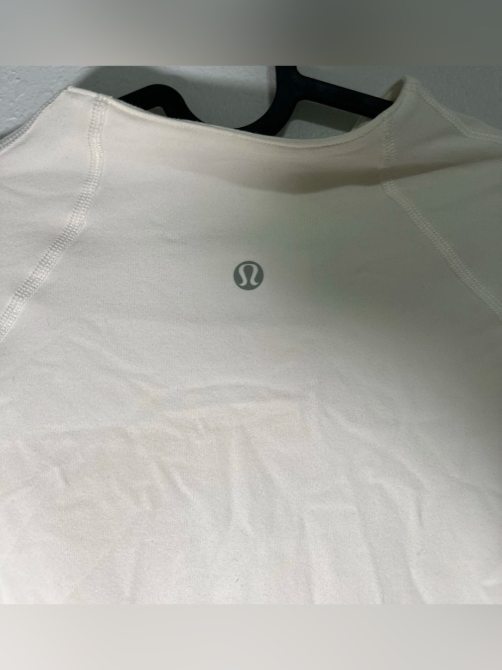 Lululemon White Athletica Full Zip Jacket Womens Long Sleeve Mock Neck sz 4 - Picture 8 of 9